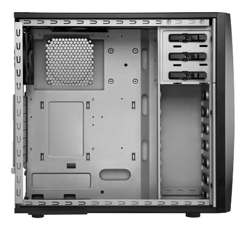 Antec Gaming Series Three Hundred Two Mid-Tower PC/Gaming Computer Case with 9 Tool-Less Drive Bays, 2 SSD, 120/140mm Fans x 2 Pre-Installed, 4 Fan Mounts for ATX, M-ATX and Mini-ITX,Black