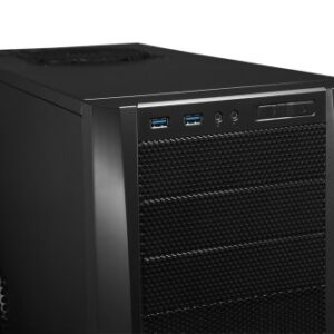 Antec Gaming Series Three Hundred Two Mid-Tower PC/Gaming Computer Case with 9 Tool-Less Drive Bays, 2 SSD, 120/140mm Fans x 2 Pre-Installed, 4 Fan Mounts for ATX, M-ATX and Mini-ITX,Black