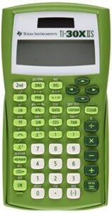texas instruments ti-30x iis 2-line scientific calculator, lime green