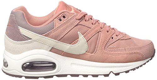 Nike womens Air Max Command Sneakers, Pink Reb Stardust Light Bone Taupe Grey White 600, 7.5