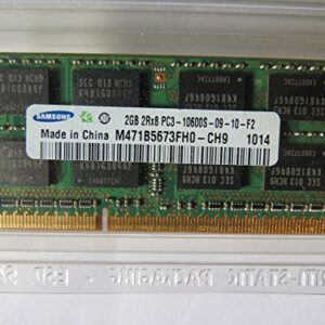 2GB DDR3 SODIMM PC-10600 1333MHz 256M X 64 Samsung Chip CL9 M471B5673FH0CH9