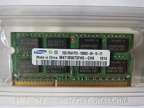 2GB DDR3 SODIMM PC-10600 1333MHz 256M X 64 Samsung Chip CL9 M471B5673FH0CH9