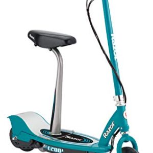 Razor E200S Electric Scooter - 8" Air-filled Tires, 200-Watt Motor, Up to 12 mph and 40 min of Ride Time, Teal