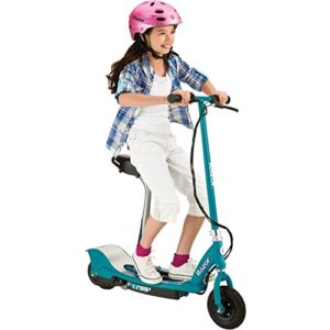 Razor E200S Electric Scooter - 8" Air-filled Tires, 200-Watt Motor, Up to 12 mph and 40 min of Ride Time, Teal
