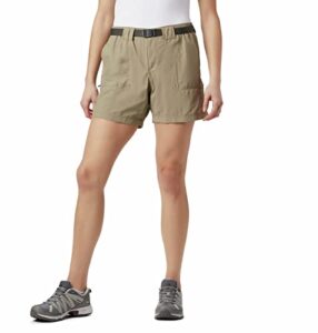 columbia women's sandy river cargo short shorts, tusk, mx6