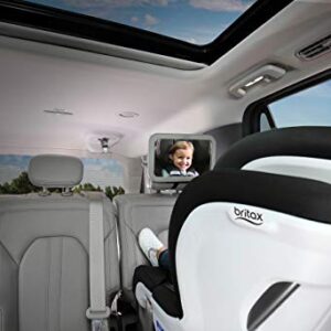Britax Baby Car Mirror for Back Seat - XL Clear View - Easily Adjusts - Crash Tested - Shatterproof