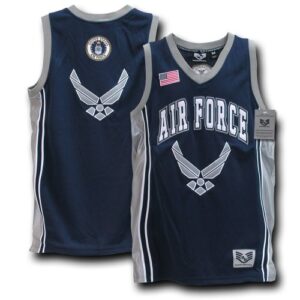 Rapiddominance Air Force Basketball Jersey, Navy, X-Large