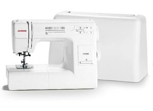 janome hd3000 heavy-duty sewing machine with 18 built-in stitches + hard case