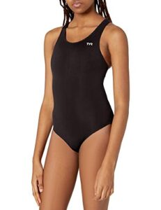 tyr women's standard durafast elite maxfit swimsuit, black, size 36