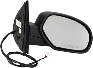 dorman 955-1481 passenger side power door mirror - heated / folding compatible with select cadillac / chevrolet / gmc models, black