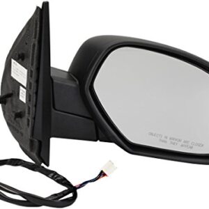 Dorman 955-1481 Passenger Side Power Door Mirror - Heated / Folding Compatible with Select Cadillac / Chevrolet / GMC Models, Black