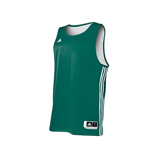 Adidas Mens Reversible Basketball Practice Jersey XL Green/White