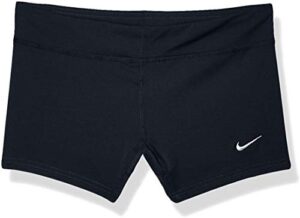 nike performance women's volleyball game shorts (x-small, black)