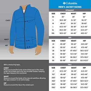 Columbia Men's Evapouration Rain Jacket, Waterproof and Breathable-, Black, Medium