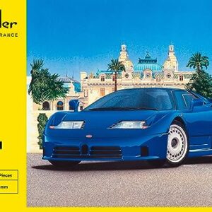 Heller HEL80738 1:24-Bugatti EB 110, Unpainted