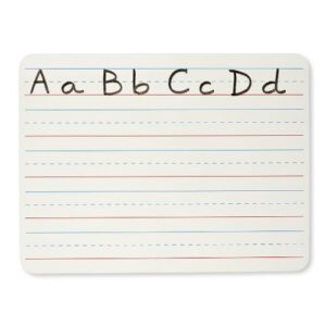 Charles Leonard Dry Erase Board Classroom Pack - Mini Lapboard School Supplies – Set of 12 One-Sided Lined Dry Erasable White Boards, 9x12 Inches (35115)