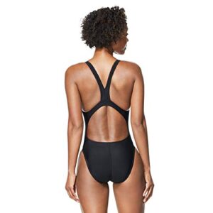 Speedo Women's Swimsuit One Piece ProLT Super Pro Solid Adult, Speedo Black, 28