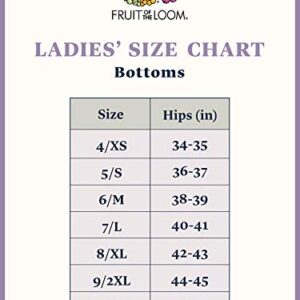 Fruit Of The Loom Women's Underwear Moisture Wicking Coolblend Panties, Hi-Cut - Fashion Assorted, X-Large (8)