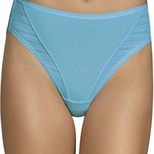 Fruit Of The Loom Women's Underwear Moisture Wicking Coolblend Panties, Hi-Cut - Fashion Assorted, X-Large (8)