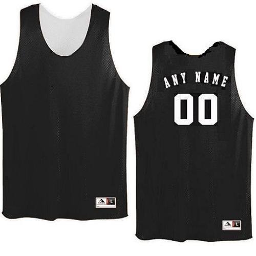 Augusta Sportswear Custom Basketball Jersey (Adult Large, Black/White)