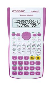 colorful scientific calculator,scientific calculator with cute design for school and business (purple)