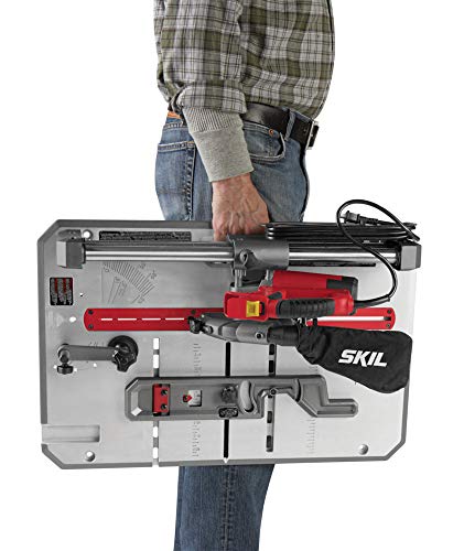 SKIL 3601-02 Flooring Saw with 36T Contractor Blade, Red and black