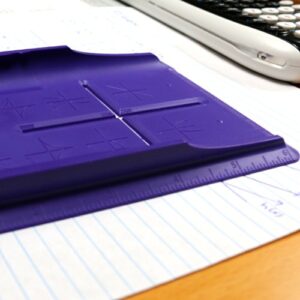 EZ Graphing Purple Hard Slide Cover for TI 84 Plus, TI 84 Plus C Silver Edition (not for TI 84 Plus CE)