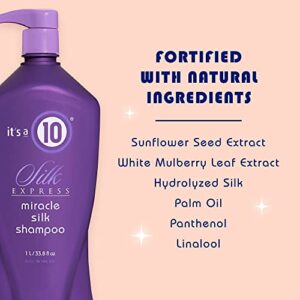 It's a 10 Haircare Silk Express Miracle Silk Shampoo, 33.80 fl. oz.