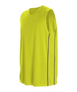 alleson athletic 535jy - basketball jersey yout - l - ey/cc