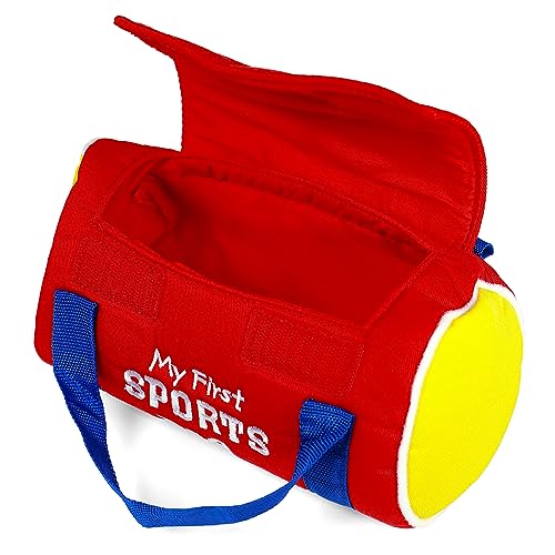 GUND Baby My First Sports Bag Stuffed Plush Playset, 5 Piece, 8"