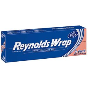 reynolds wrap aluminum foil, 250 sq. ft (2 ct.)
