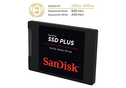 SanDisk SSD Plus 120GB 2.5-Inch SDSSDA-120G-G25 (Old Version)