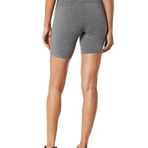 Jockey Womens 7" Bike Casual Shorts, Charcoal, Medium US