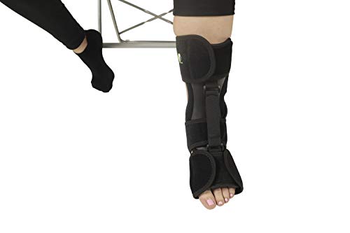 Comfort Dorsal Night Splint - Pain Relief from Plantar Fasciitis, Drop Foot, and Achilles Tendinitis - Small/Medium