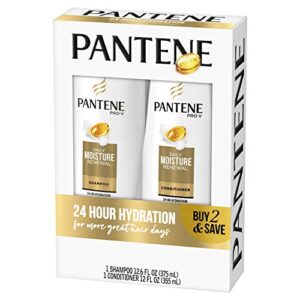 Pantene Daily Moisture Renewal Duo set, 12.6 Oz Shampoo and 12 Oz Conditioner (1 Each))