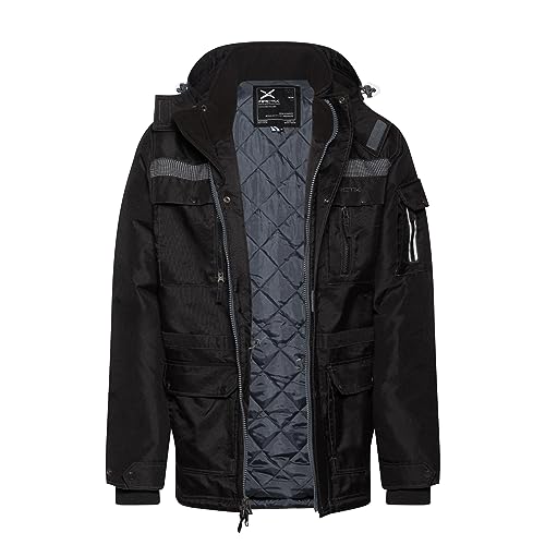 Arctix Men's Performance Tundra Jacket With Added Visibility, Black, 4X-Large