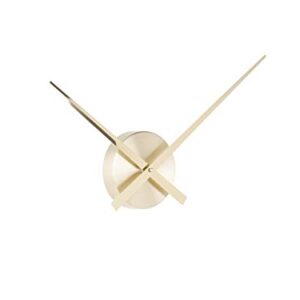 Karlsson Little Big Time Aluminum Wall Clock, Mini, Gold