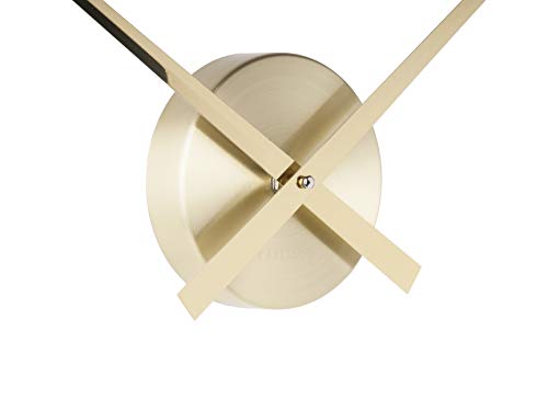 Karlsson Little Big Time Aluminum Wall Clock, Mini, Gold