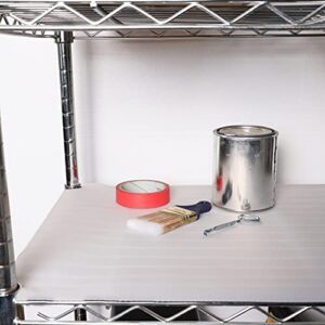 Con-Tact Brand Duraliner Shelf Liner, Non-Adhesive and Multi-Use Drawer Liner, Made of Vinyl, Waterproof Liner, 24" x 10', Diamond Clear