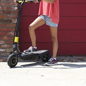 Pulse Performance Products Sonic XL Electric Scooter, Black/Yellow