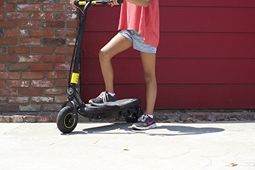 Pulse Performance Products Sonic XL Electric Scooter, Black/Yellow