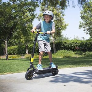 Pulse Performance Products Sonic XL Electric Scooter, Black/Yellow