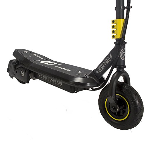 Pulse Performance Products Sonic XL Electric Scooter, Black/Yellow