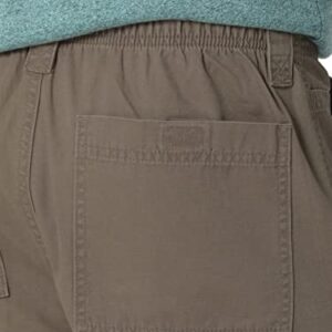 Wrangler Authentics mens Canvas Utility Hiker cargo shorts, Earth Green, 36 US