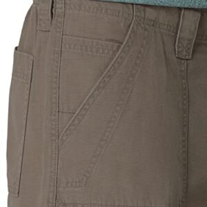 Wrangler Authentics mens Canvas Utility Hiker cargo shorts, Earth Green, 36 US