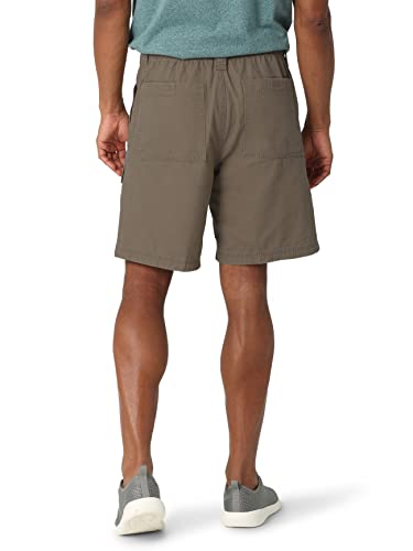 Wrangler Authentics mens Canvas Utility Hiker cargo shorts, Earth Green, 36 US