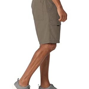 Wrangler Authentics mens Canvas Utility Hiker cargo shorts, Earth Green, 36 US