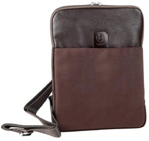 bugatti basel medium flat shoulder bag (one size, brown)
