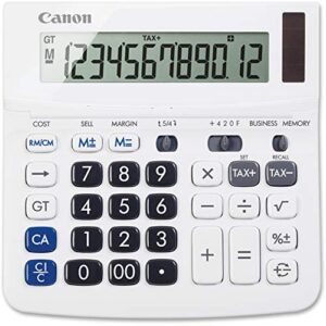 canon tx-220tsii standard function calculator, white, 1.2" x 5.7" x 5.7"