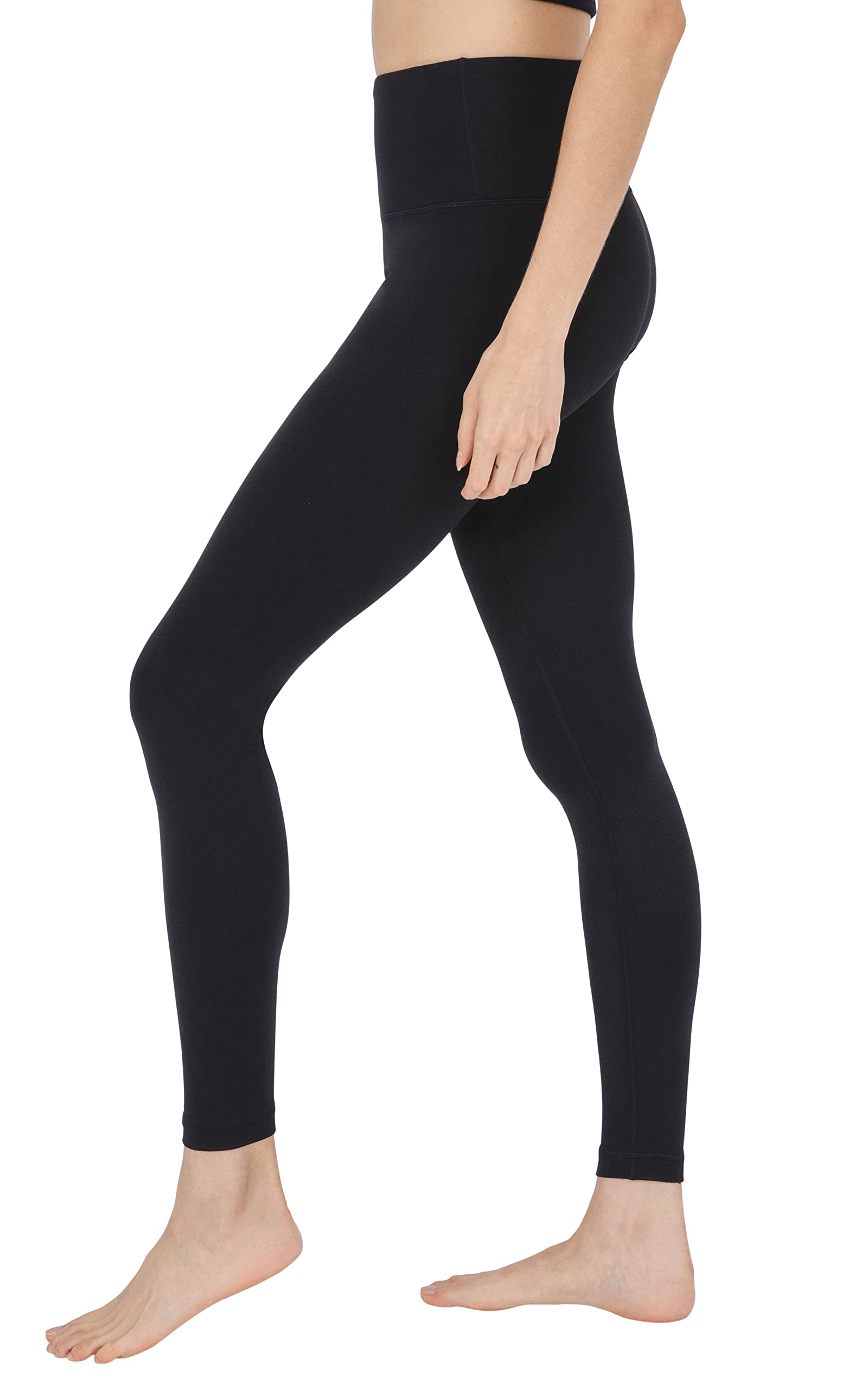 90 Degree By Reflex - High Waist Power Flex Legging - Tummy Control - Black - Small